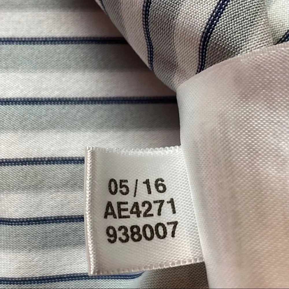 Adidas Striped Polo Size Medium